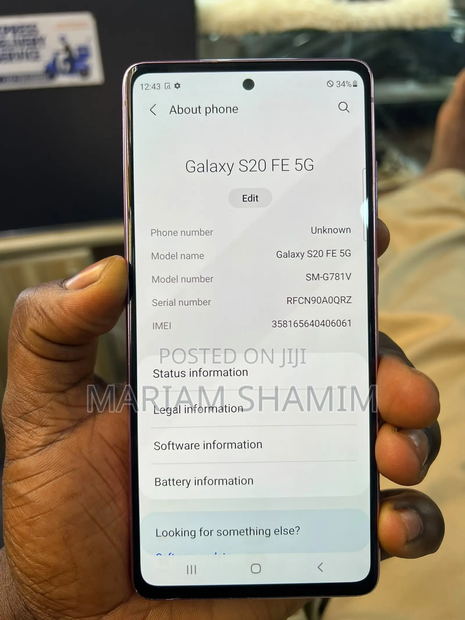 Samsung Galaxy S20 FE 128 GB Blue