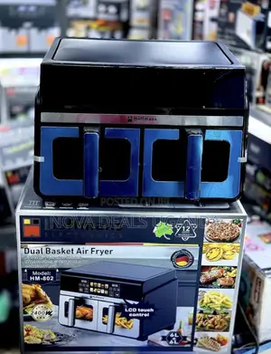 Hoffmans 6L+6L Dual Basket Airfryer