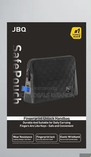 JBQ Finger Print Unlock Wristbag