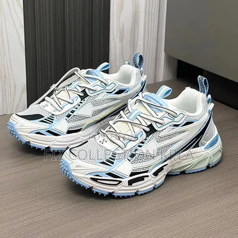 Off White BRB White Blue Sneakers