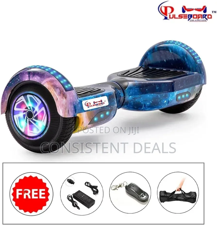 Electric Hoverboard Features 6.5-Inch Tires