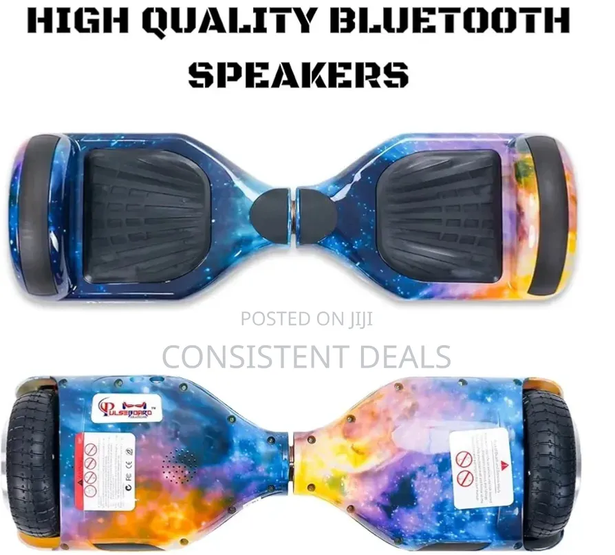Electric Hoverboard Features 6.5-Inch Tires