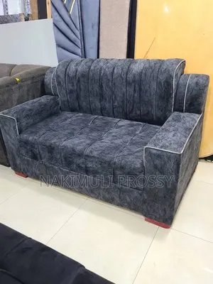 Gray 2 Seater Patched Sofa