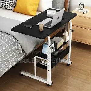 Mobile Laptop Desk With Lockable Casters for Easy Movement