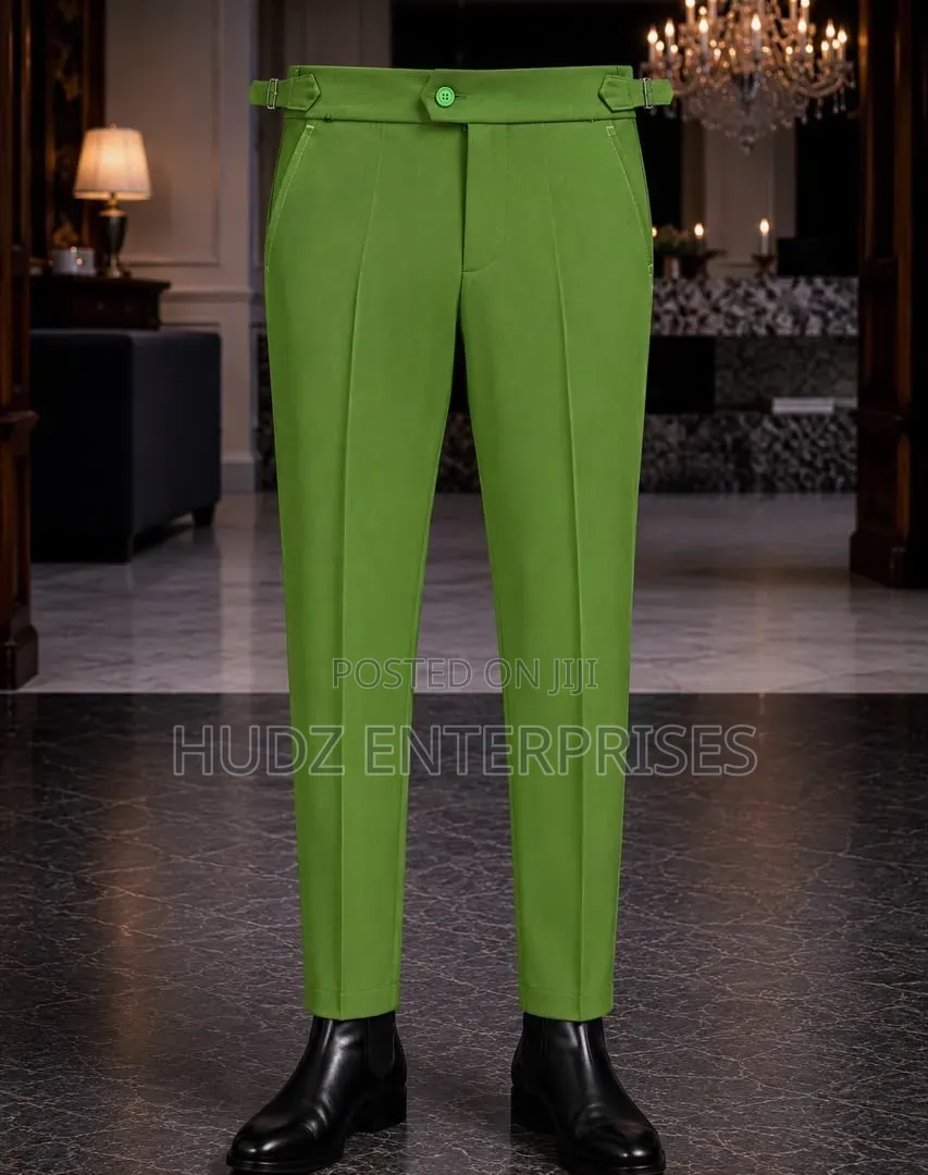 Beltless Pant Lemon Green