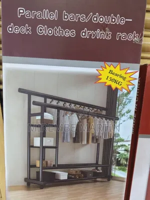 150kg Double-Pole Clothes Rack