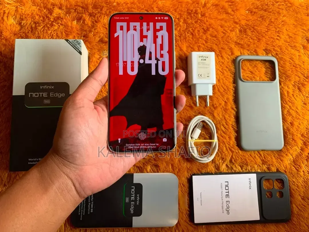 New Infinix Note Edge 256 GB Gold