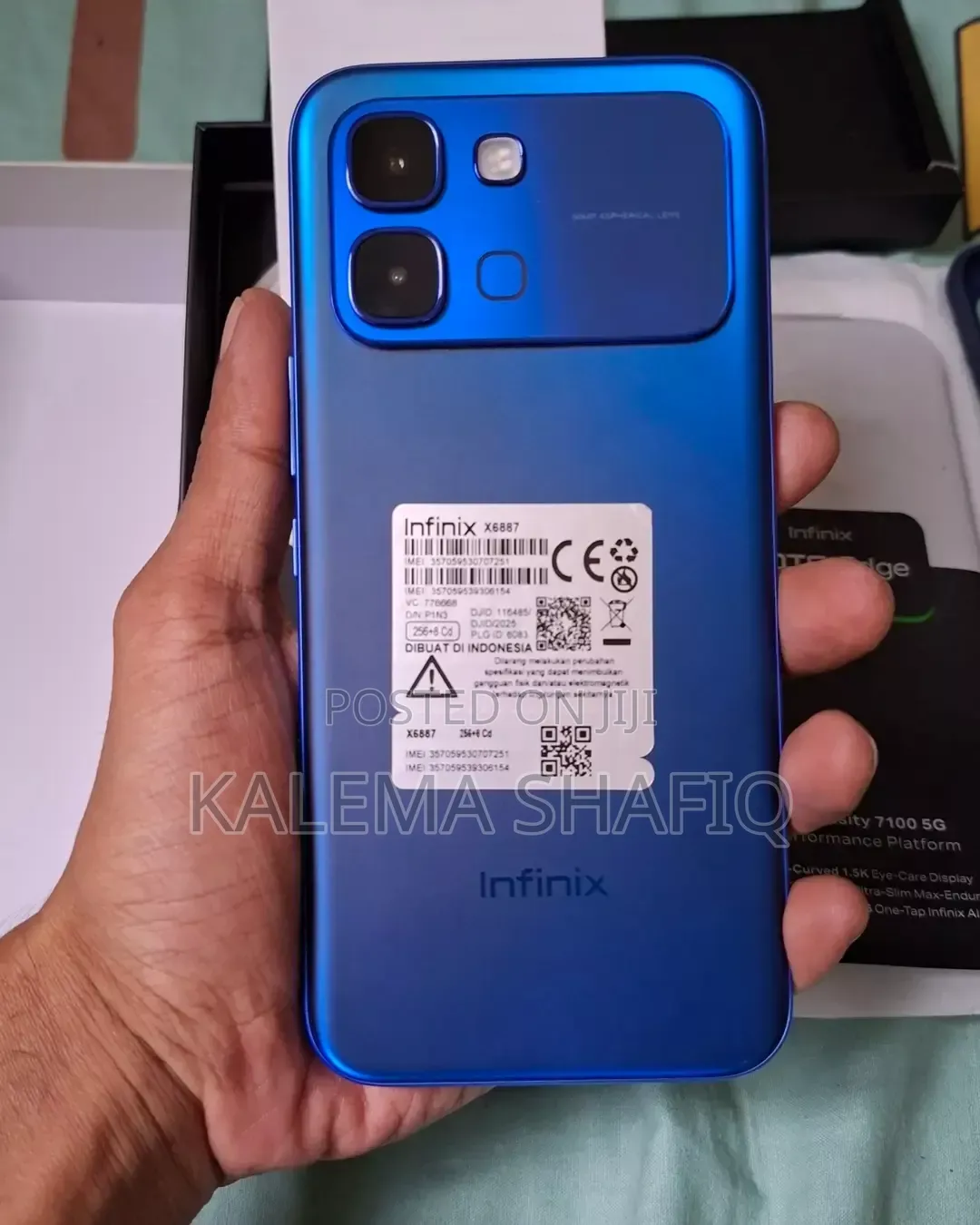 New Infinix Note Edge 256 GB Blue
