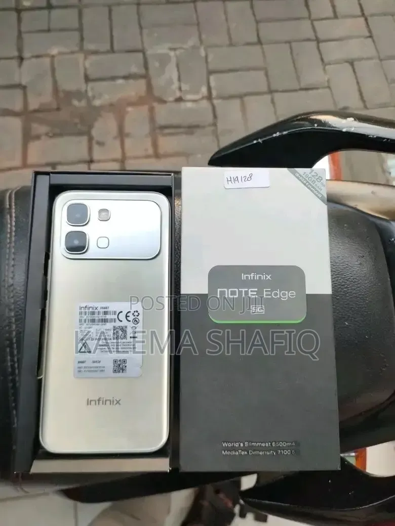 New Infinix Note Edge 256 GB Gold