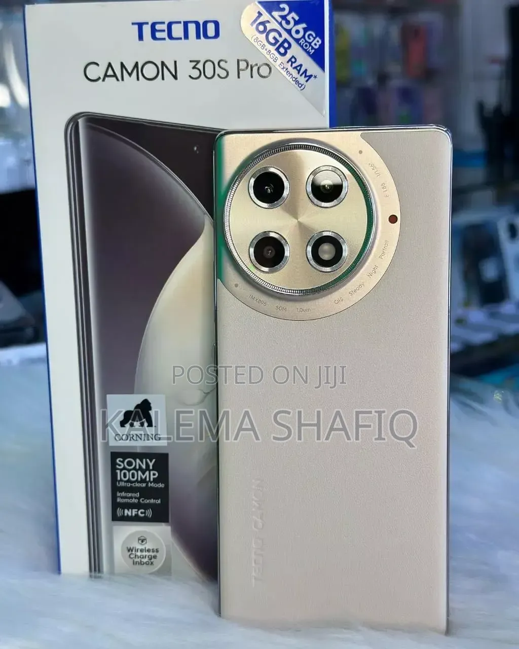 New Tecno Camon 30S Pro 256 GB Rose Gold