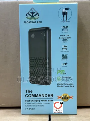 Floating Ark Commander 10000mAh Powerbank - 22.5W Fast Charge Slim TWS