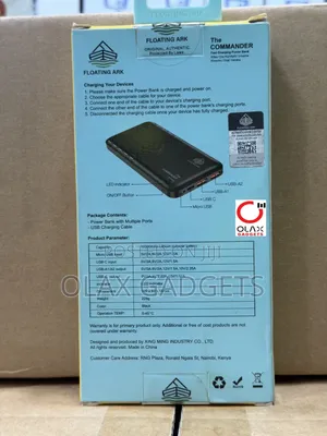 Floating Ark Commander 10000mAh Powerbank - 22.5W Fast Charge Slim TWS