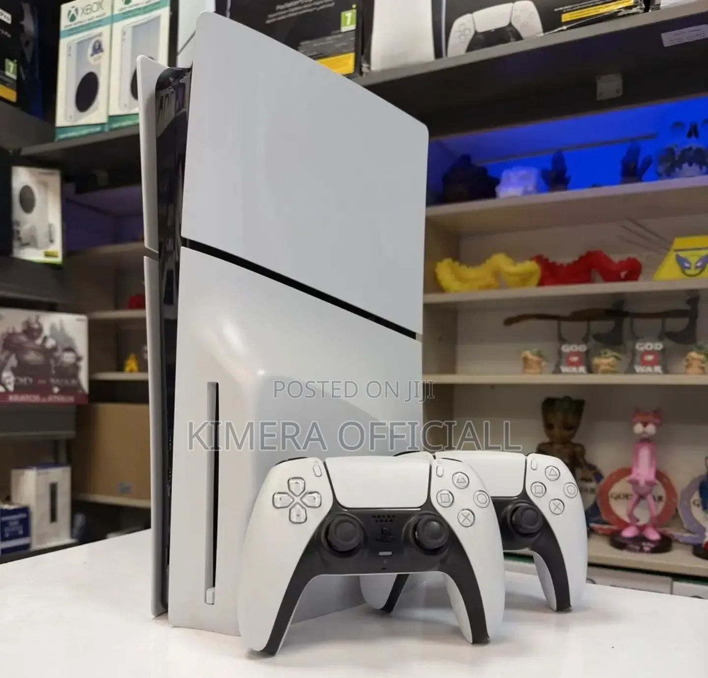 PlayStation 5 PS5 Slim Disc 1TB Console Bundle (Controllers, Games)
