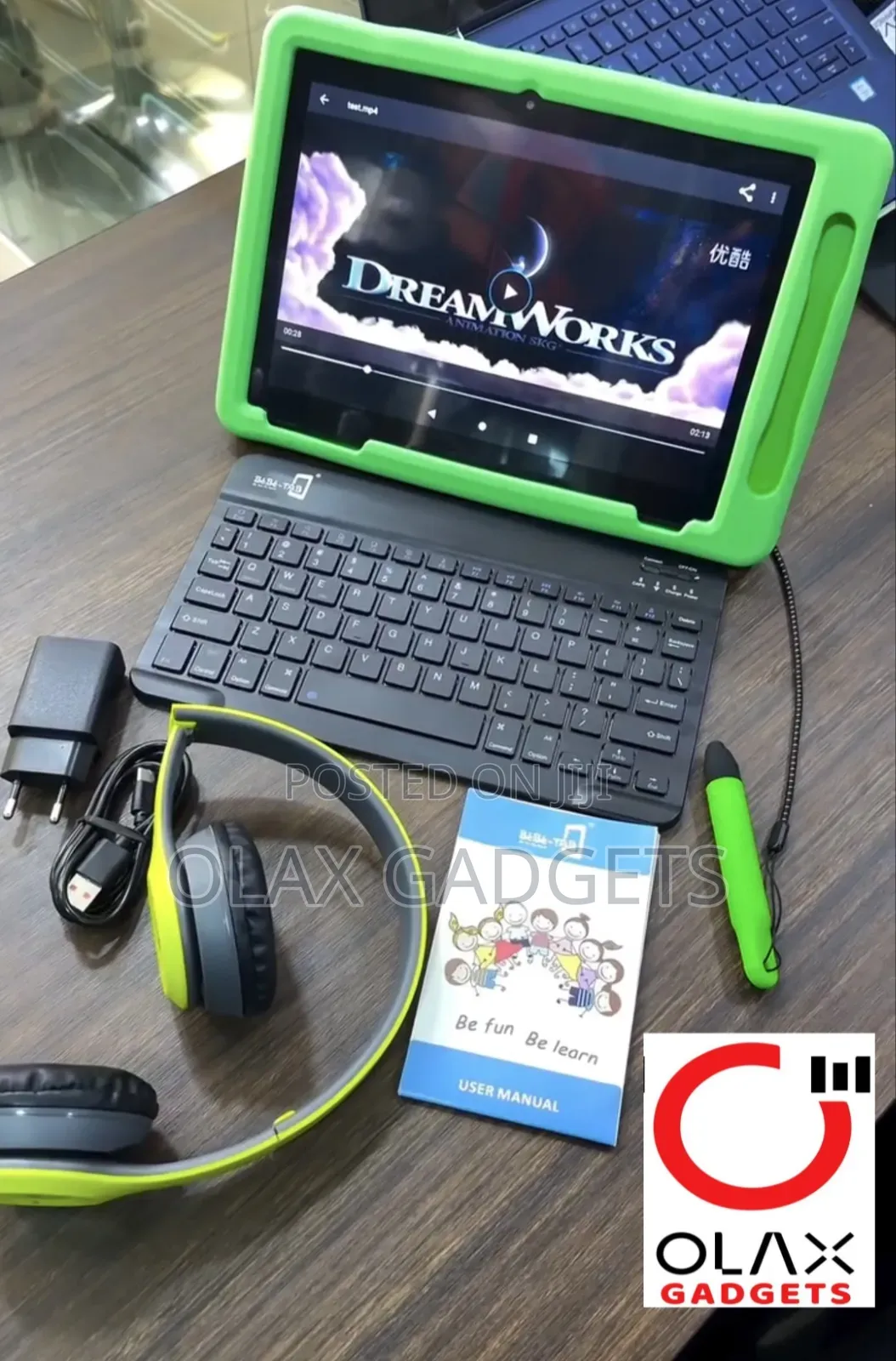 Bébé-Tab School Mate 10 Kids Educational Tablet With Headsets,keyboard
