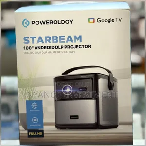Powerology Starbeam 100" Android DLP Projector. Smart Projector