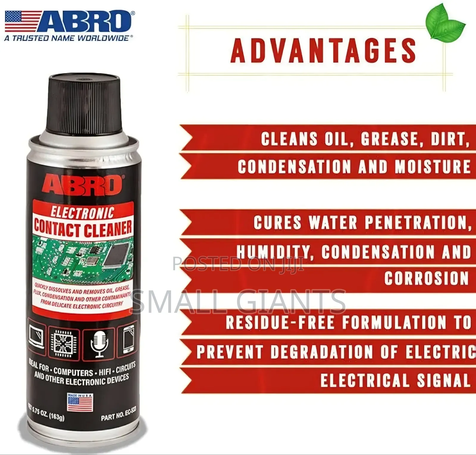 ABRO Electronic Contact Cleaner