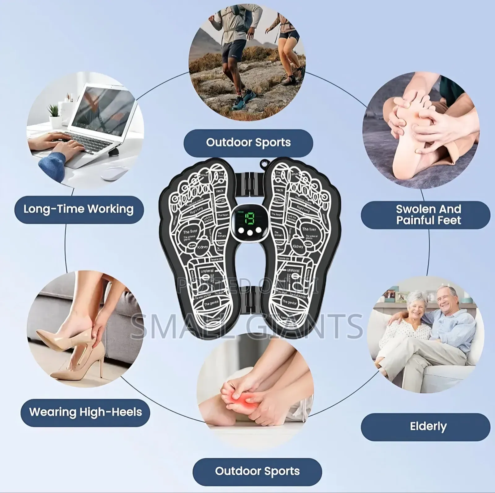 Folding Portable Electric Massage Mat