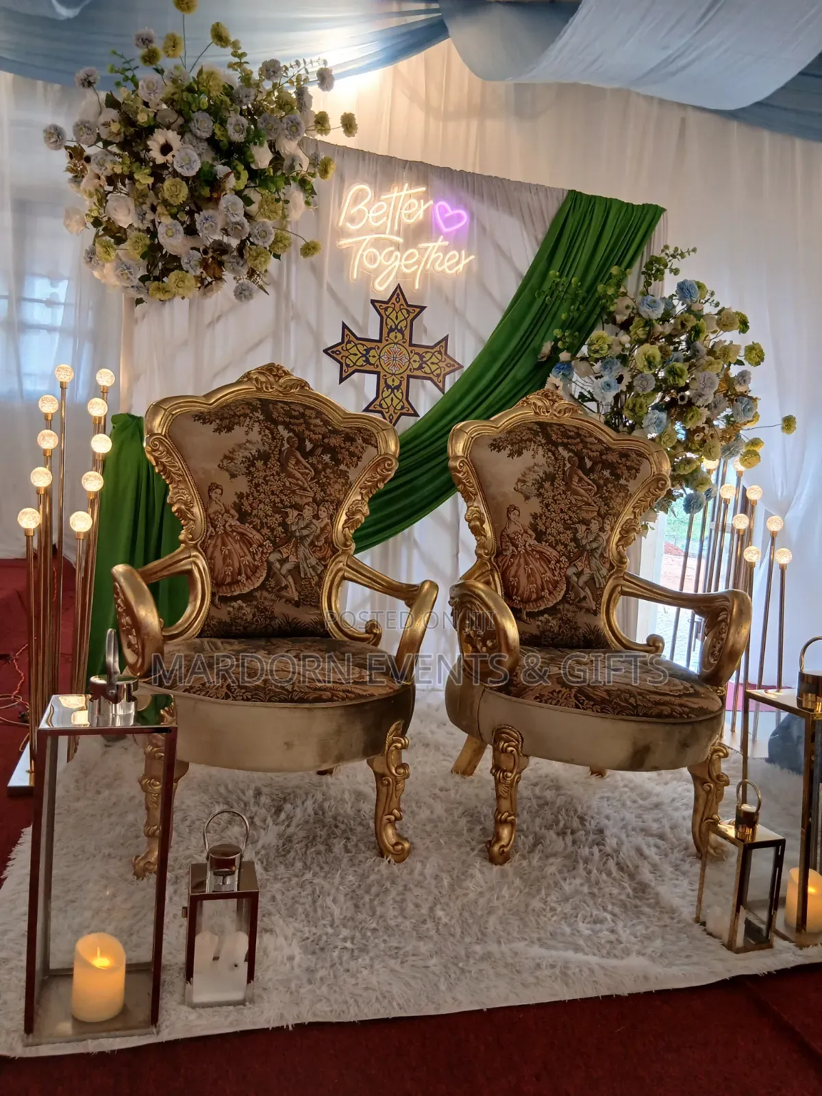 Daniel Helen Church Decor for Vows