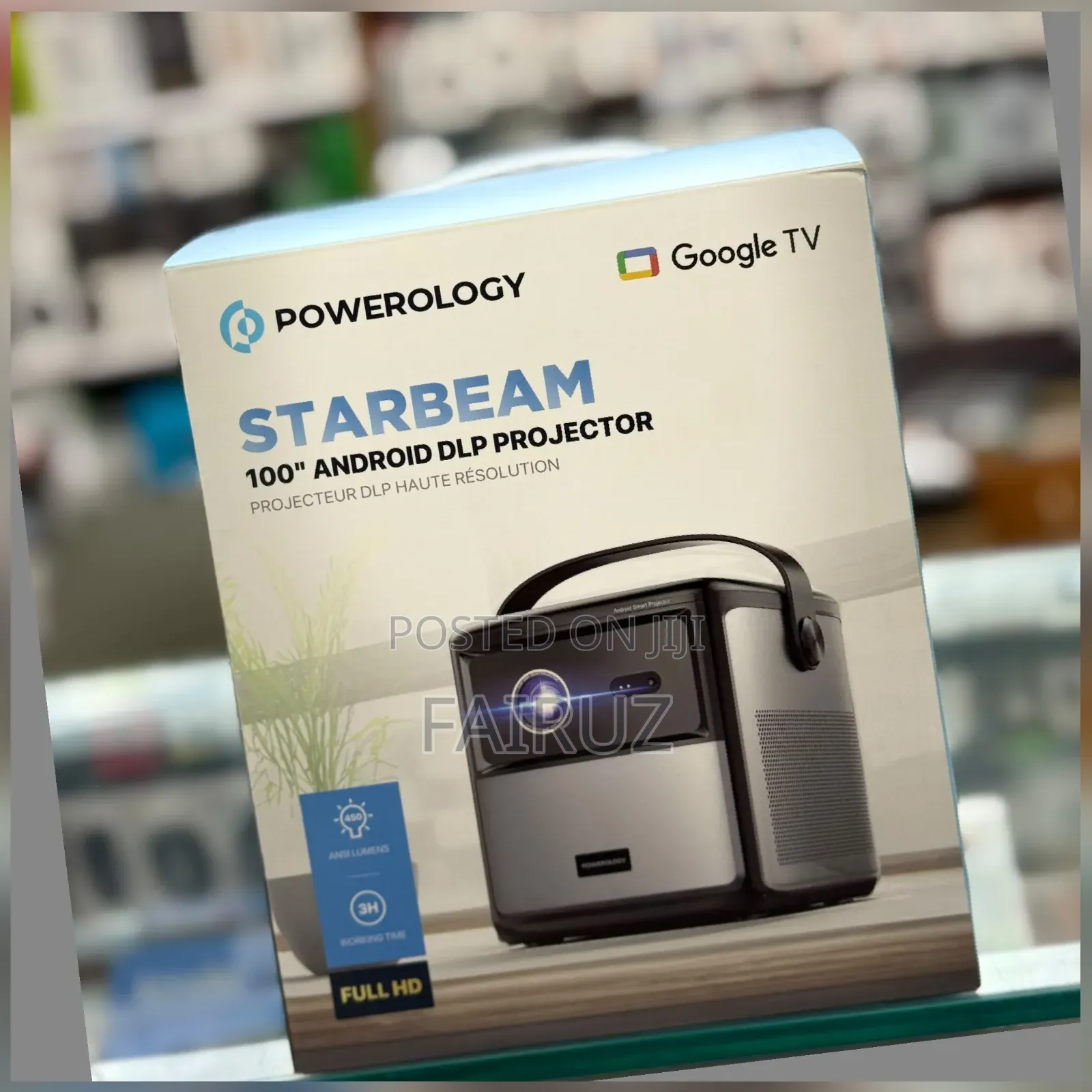 Powerology Starbeam 100" Android DLP Projector
