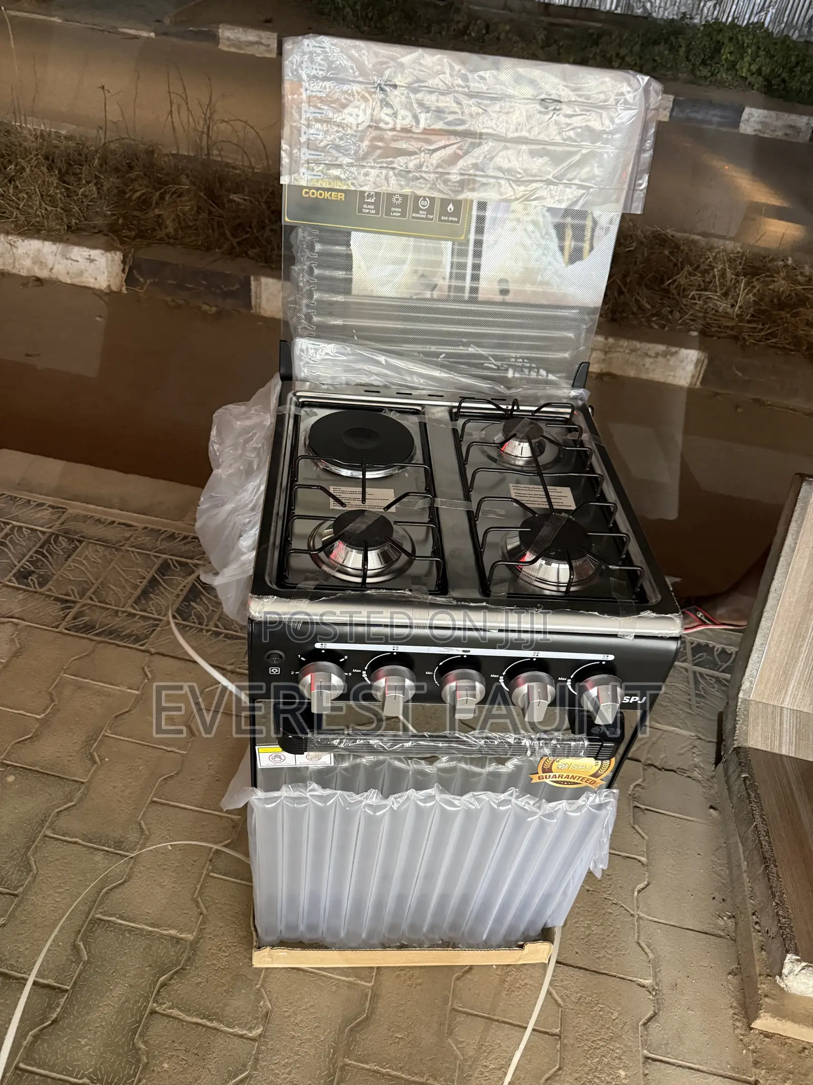 SPJ GLASS COOKER 3gas 1electri Gas Oven