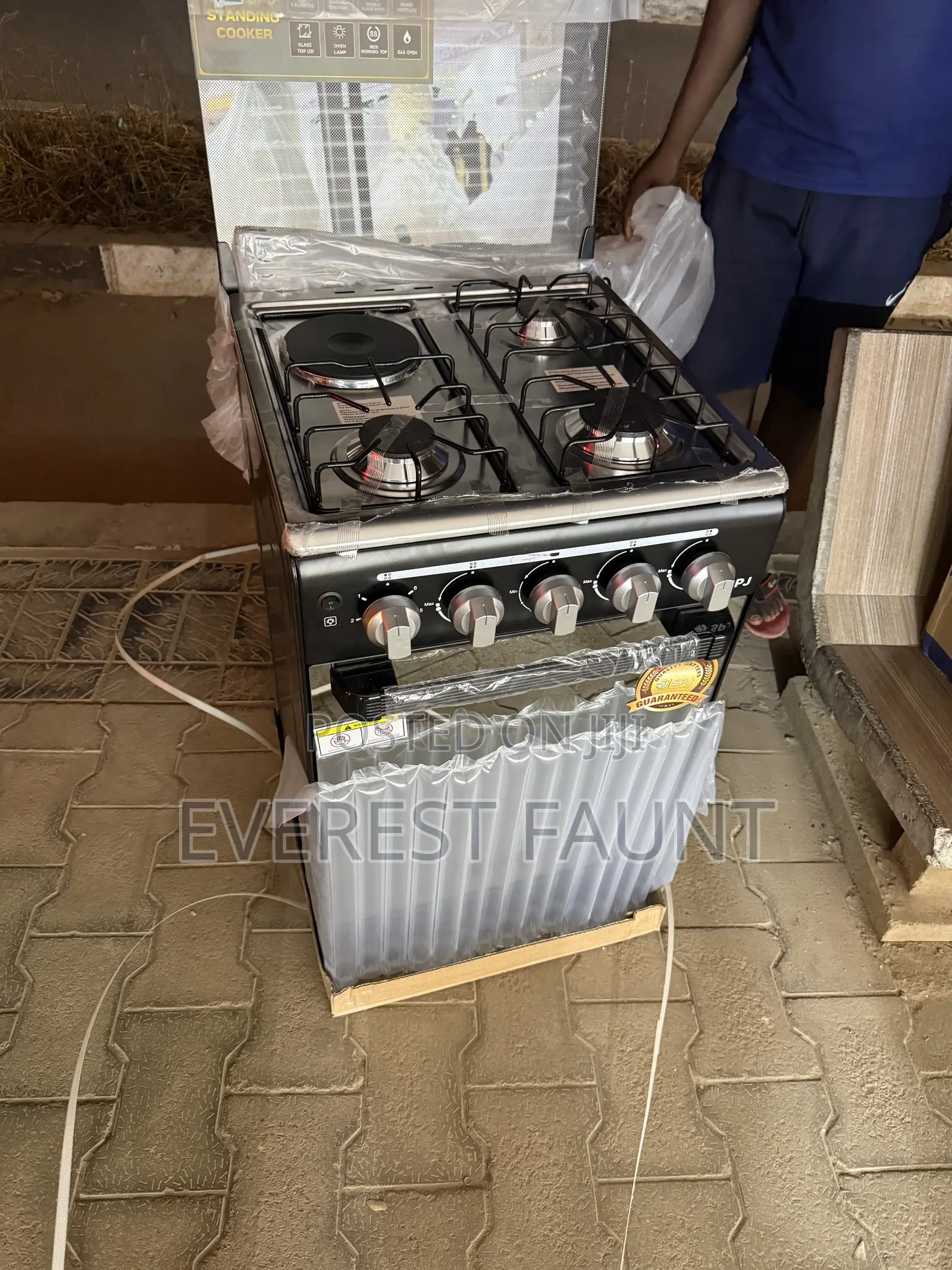SPJ GLASS COOKER 3gas 1electri Gas Oven