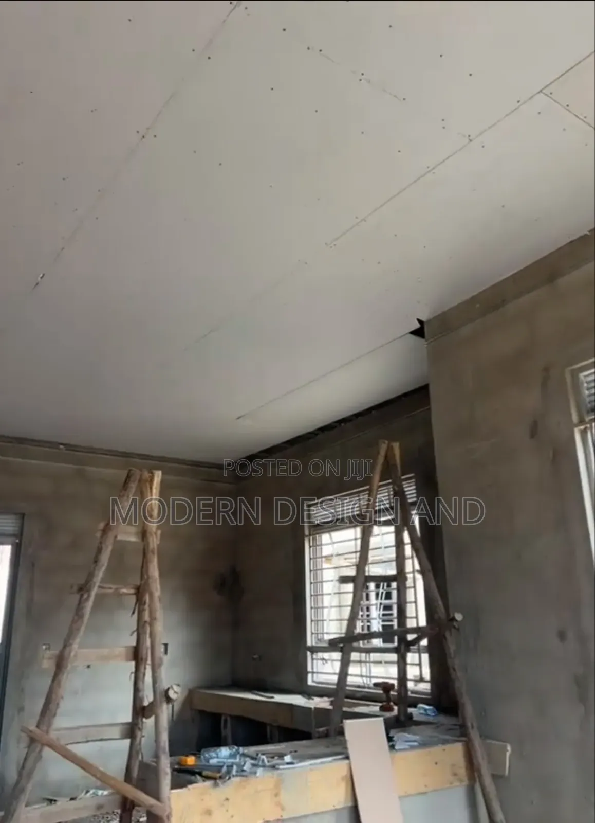 Gypsum Ceiling Flat Design Ntinda Project