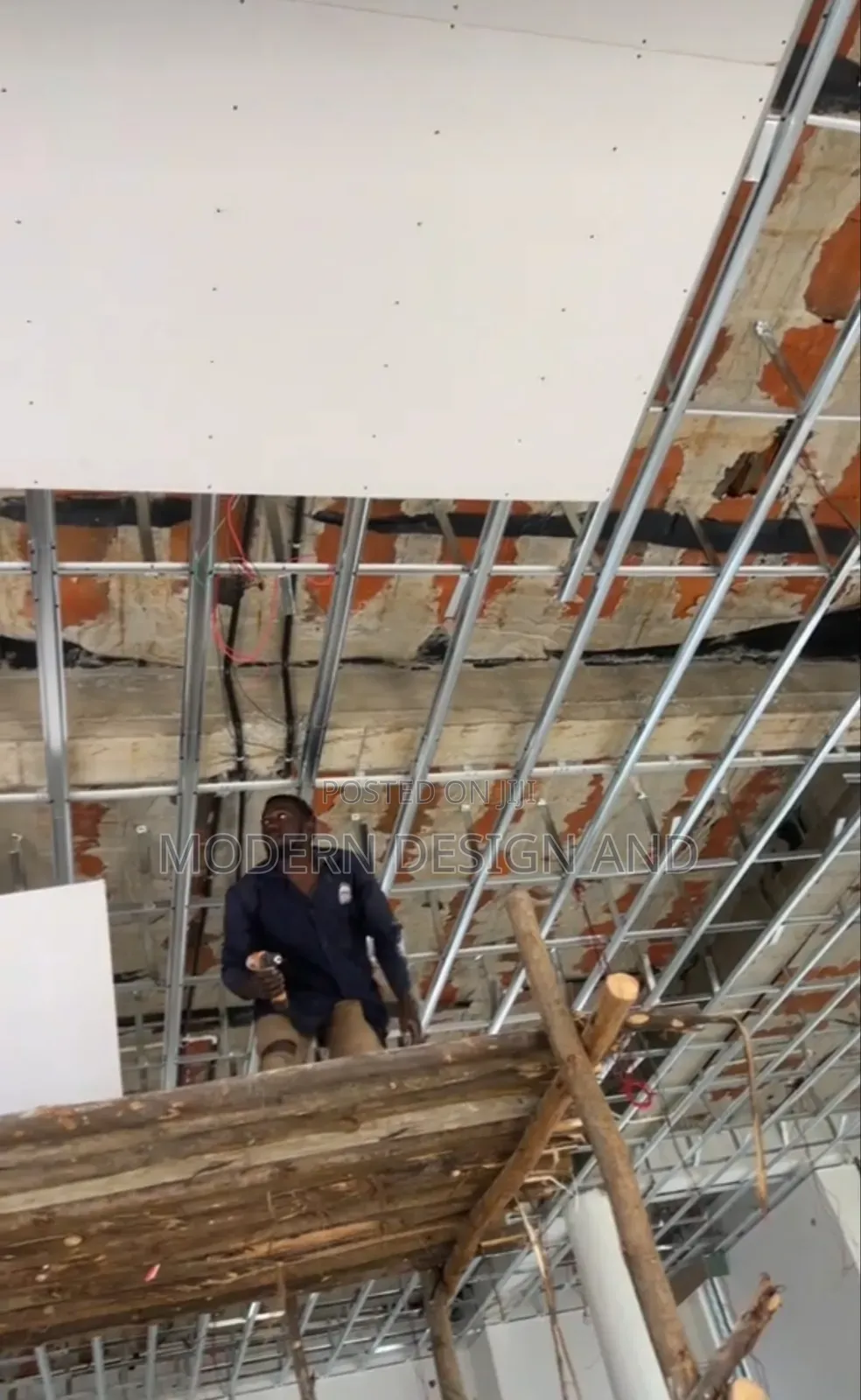 Gypsum Ceiling Kasese Hotel Works
