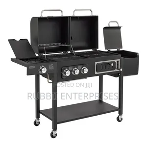 Dual BBQ Grill (LPG and Charcoal)