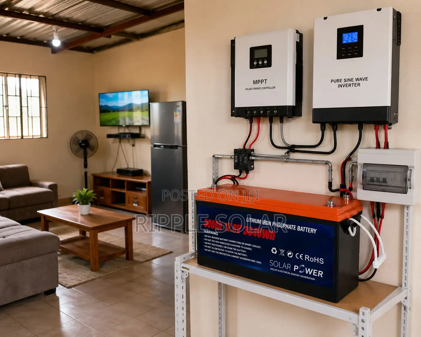 300Ah Deep Cycle Lithium Battery for Solar Systems 12V