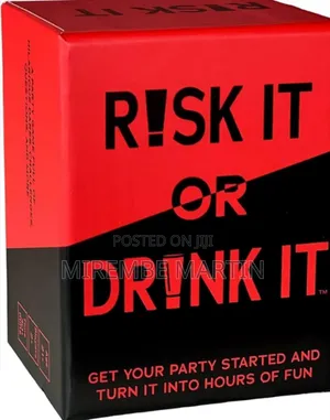 Risk It or Drink It! Party Game | Dares, Decisions, and Drinks