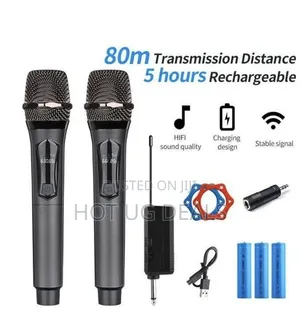 Kimiso KMS-902MC Professional UHF Dual Wireless Microphone System