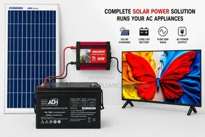 Solar TV 32 inches Combo