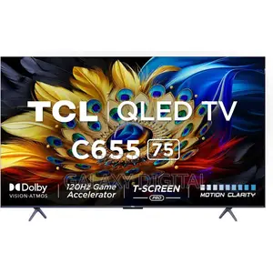 TCL 75 Inch QLED PRO Google Smart TV (75C655) | Dolby Vision Atmos