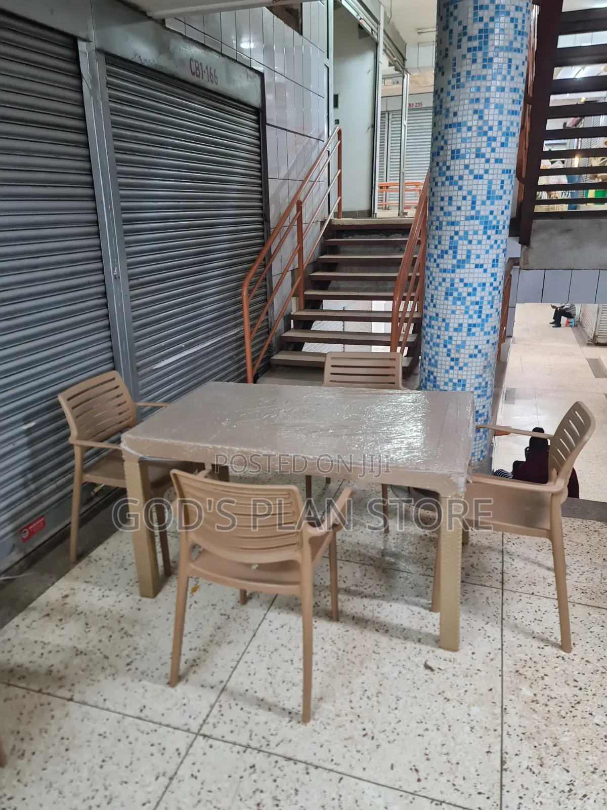 Orbit Dining Plastic Table and Chairs Plastic Table and Chairs Set