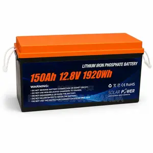 150Ah LiFePO4 Lithium Battery 1920Wh Solar Backup Battery 12V