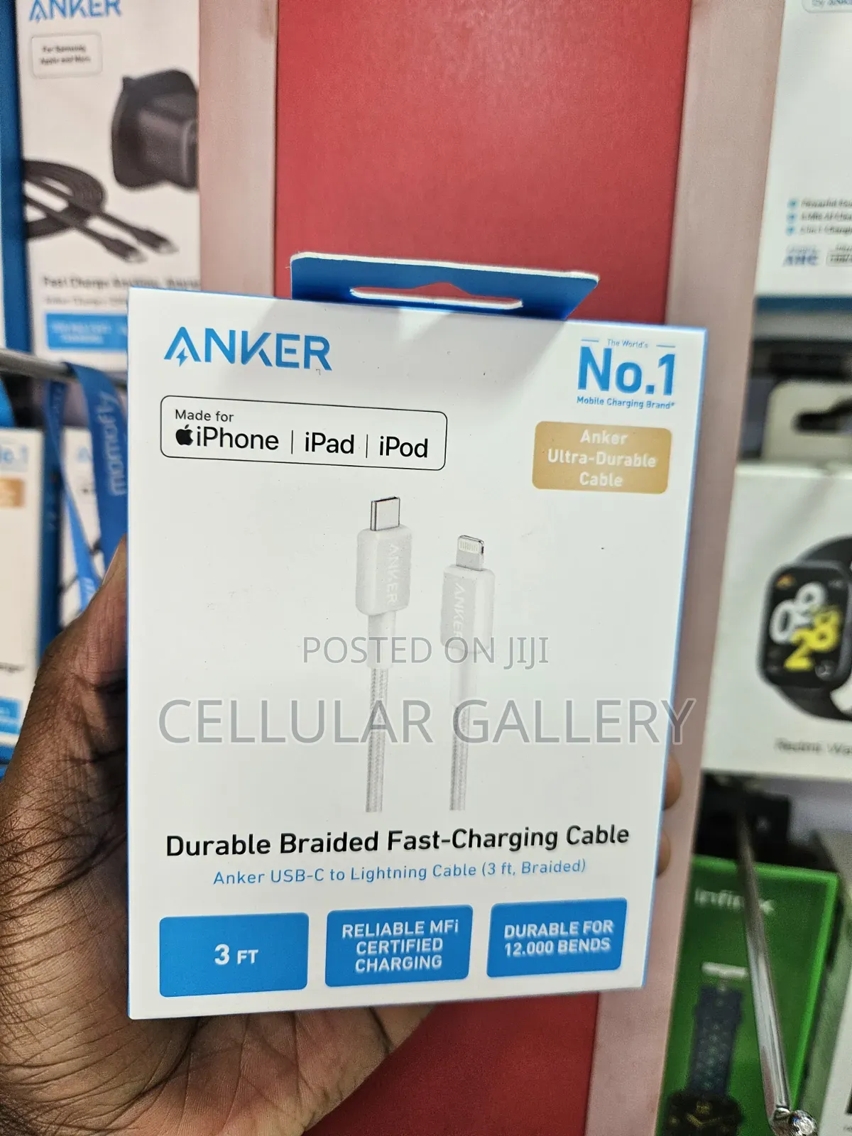 Anker Braided USB-C TO LIGHTNING 3ft Cable