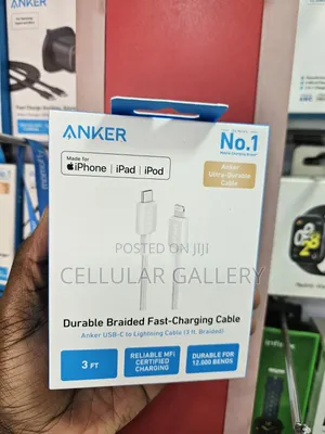 Anker Braided USB-C TO LIGHTNING 3ft Cable