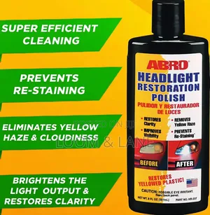 ABRO Headlight Restoration Polish