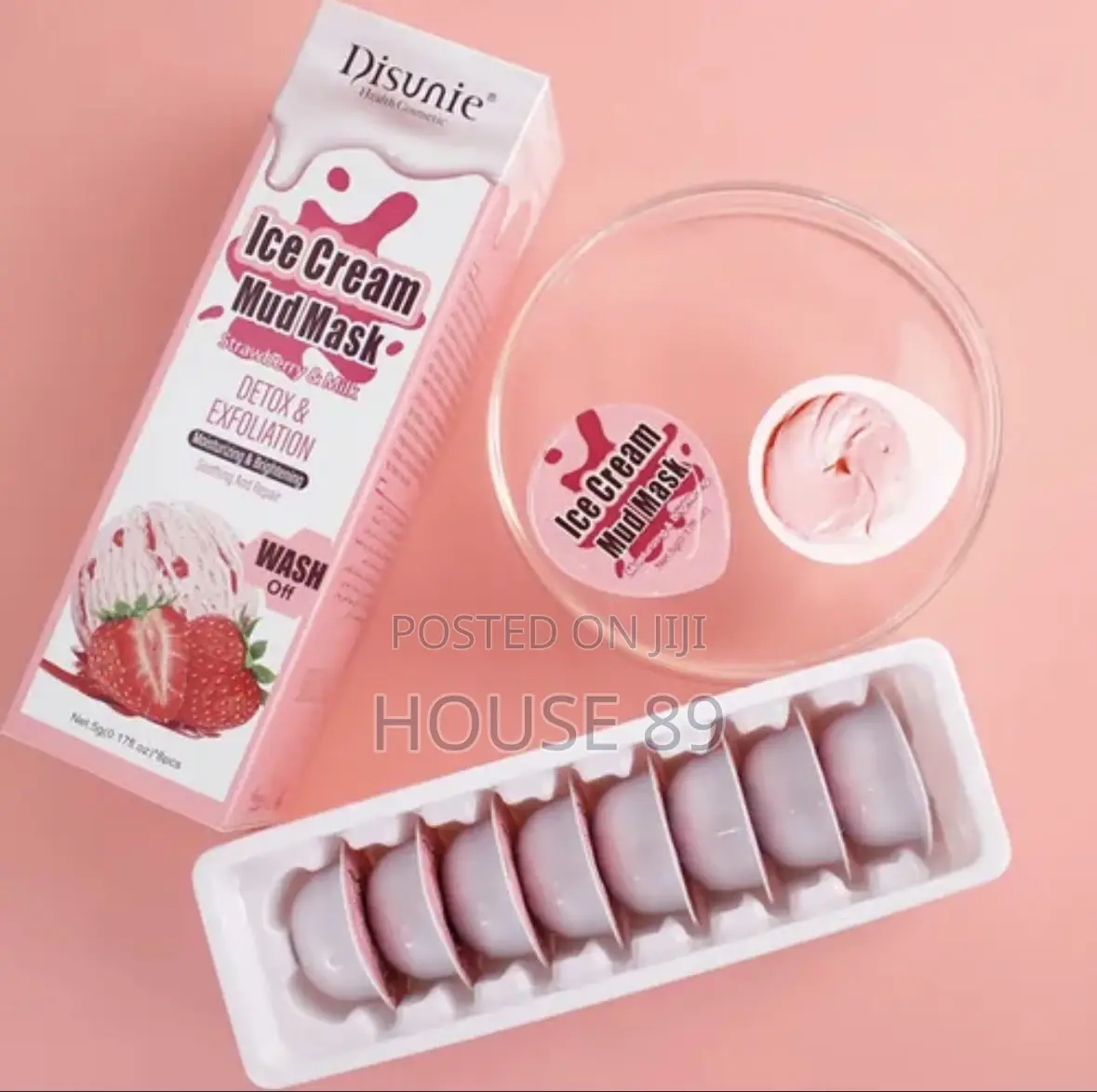 Disuni Strawberry and Milk Icecream Mud Mask