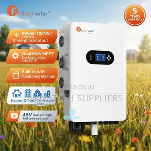 12kVA Felicity 3 Phase Hybrid Inverter Pure Sine Wave Air