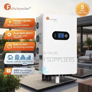 12kVA Felicity Hybrid Solar Inverter 3 Phase LCD WiFi Ready 48V