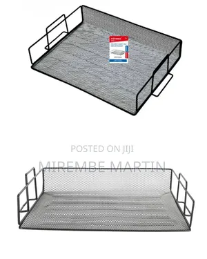 Mesh Document Organizer, Iron File Tray