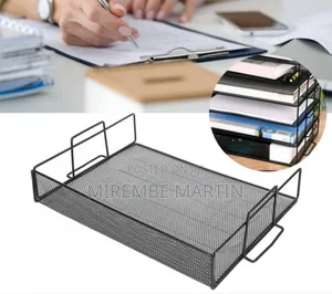 Mesh Document Organizer, Iron File Tray