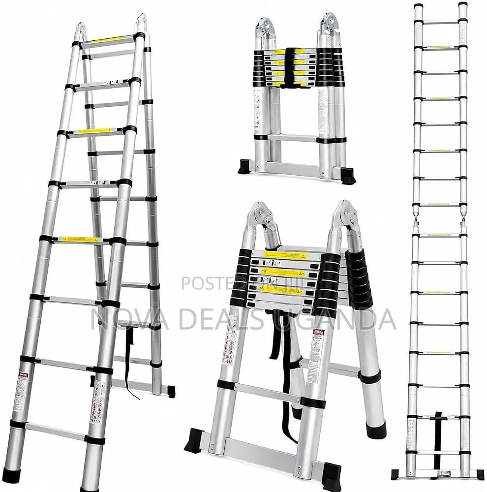 3.6m X3.6m Telescoping Aluminum a-Ladder Step Folding Extension Ladder