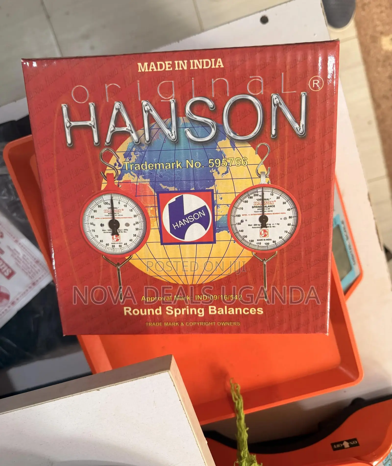 Hanson Double Side Round Spring Balance Weighing Scale