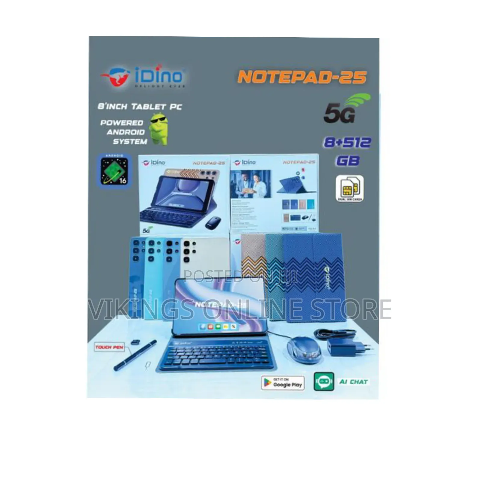New Idino Notepad-25 8 GB