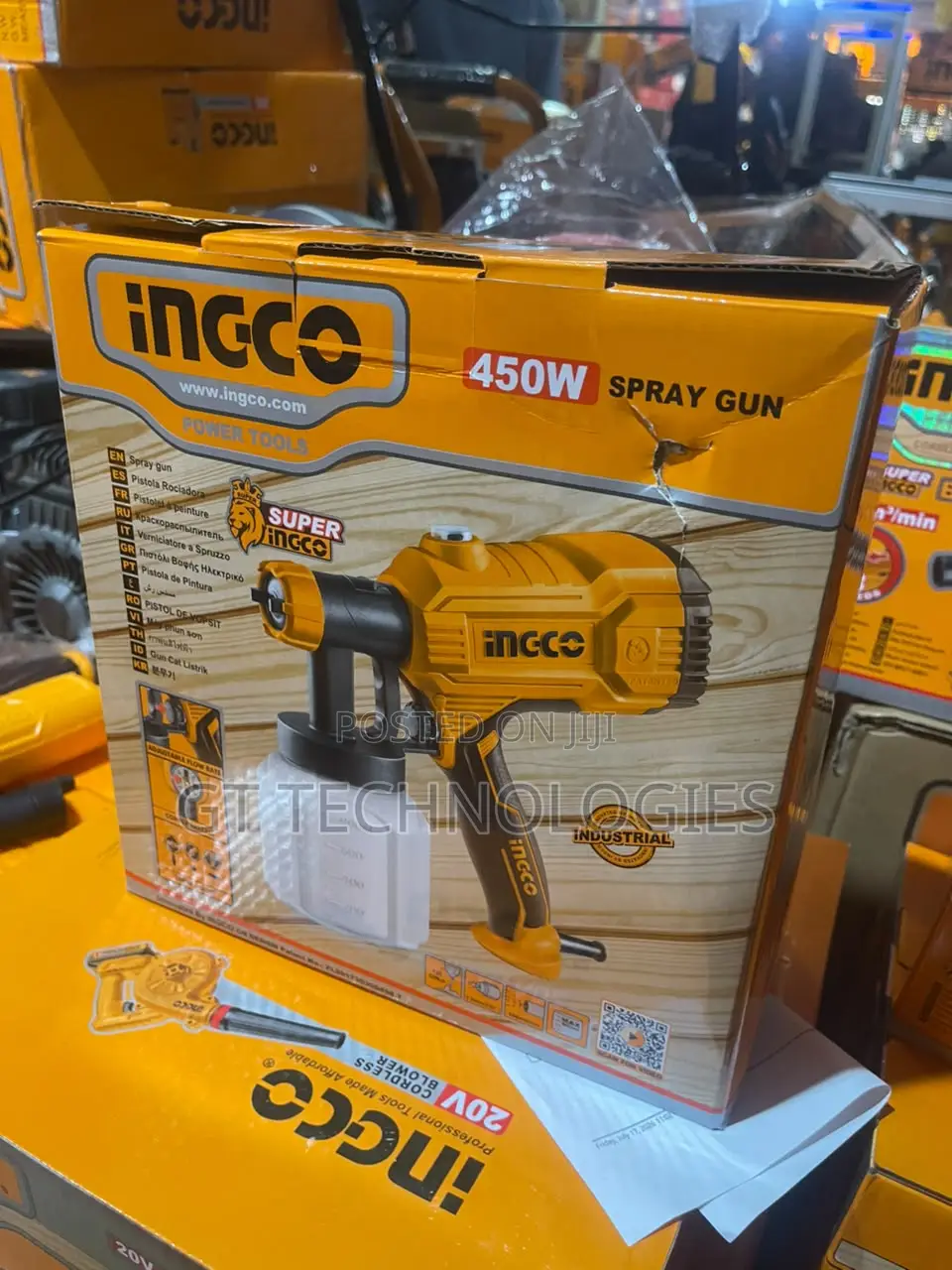 INGCO Industrial Spray Gun 450W Motor