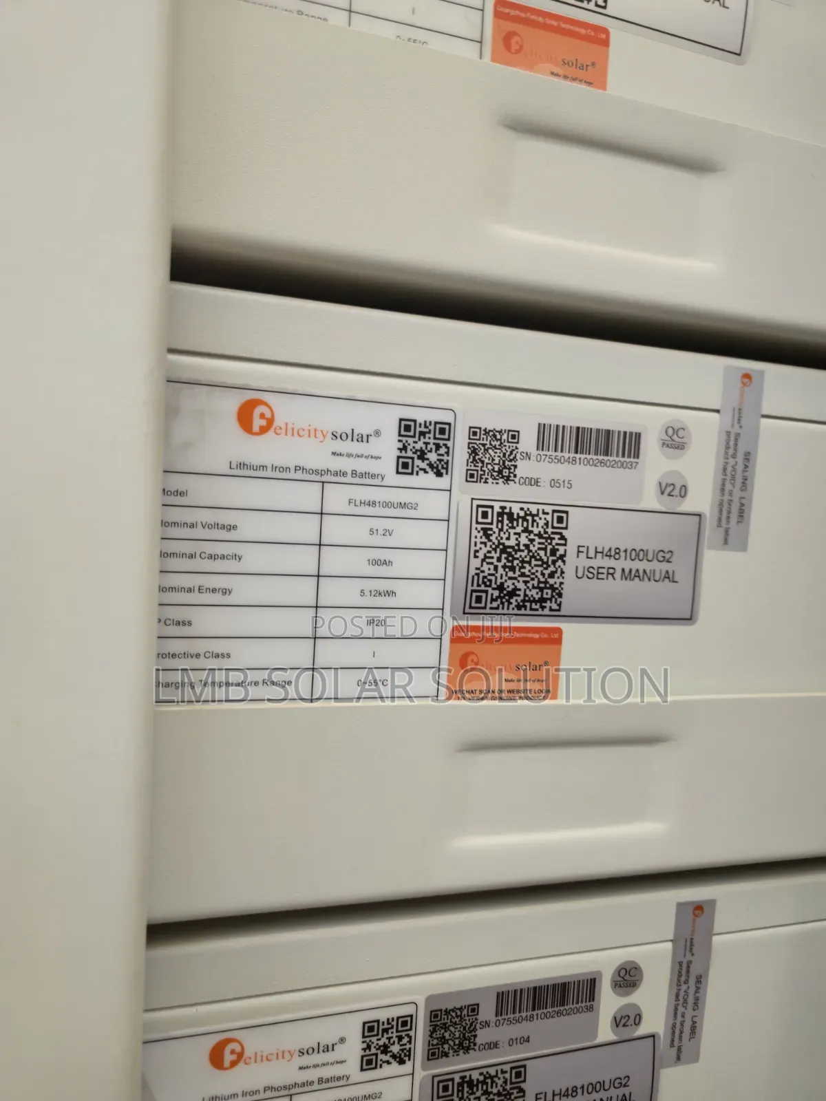 60kWh Battery Pack With 50kva (3 Phase High Voltage) Hybrid Inverter