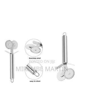Double Headed Stainless Steel Pizza Cutter