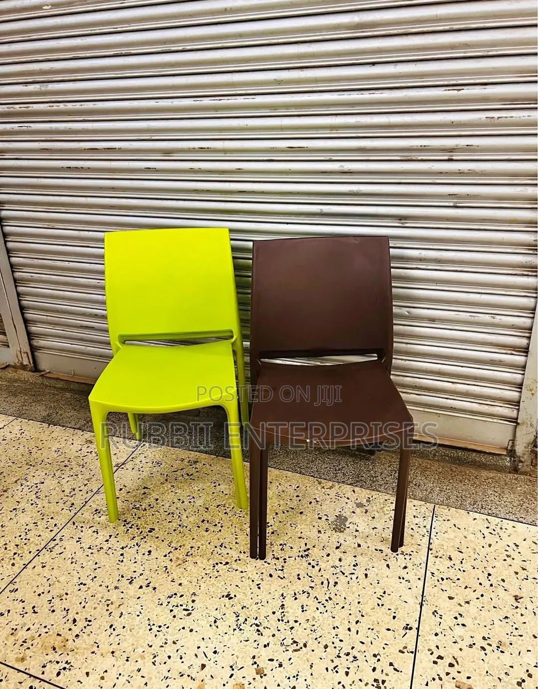 Portable Armless Plastic Chair 1pc